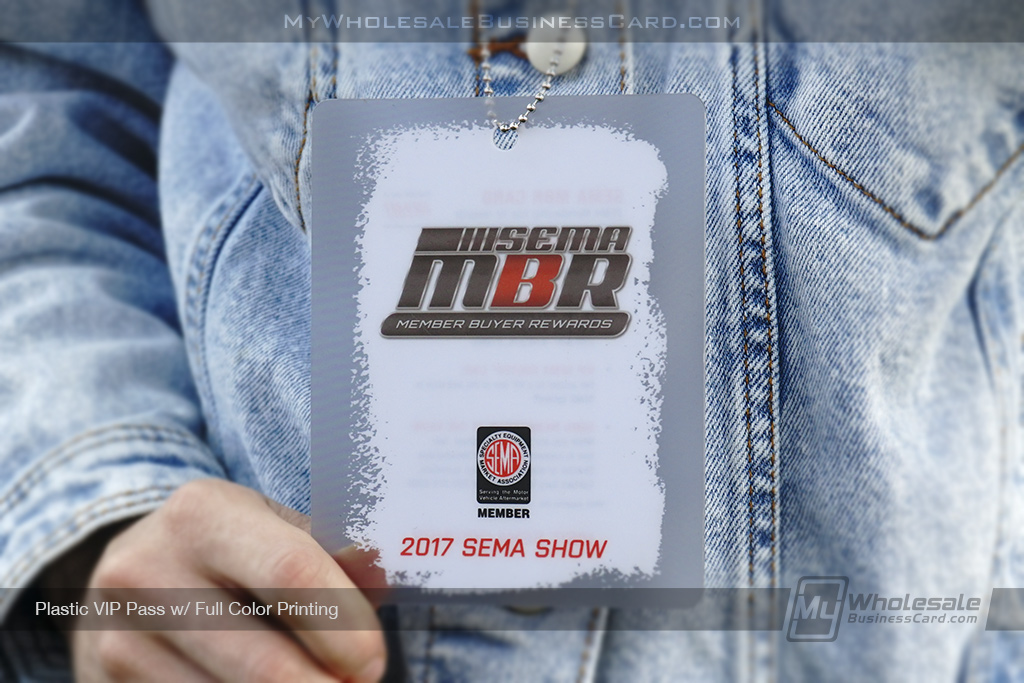 My Wholesale Business Card | Plastic Vip Pass For Sema Show Special Member Pass