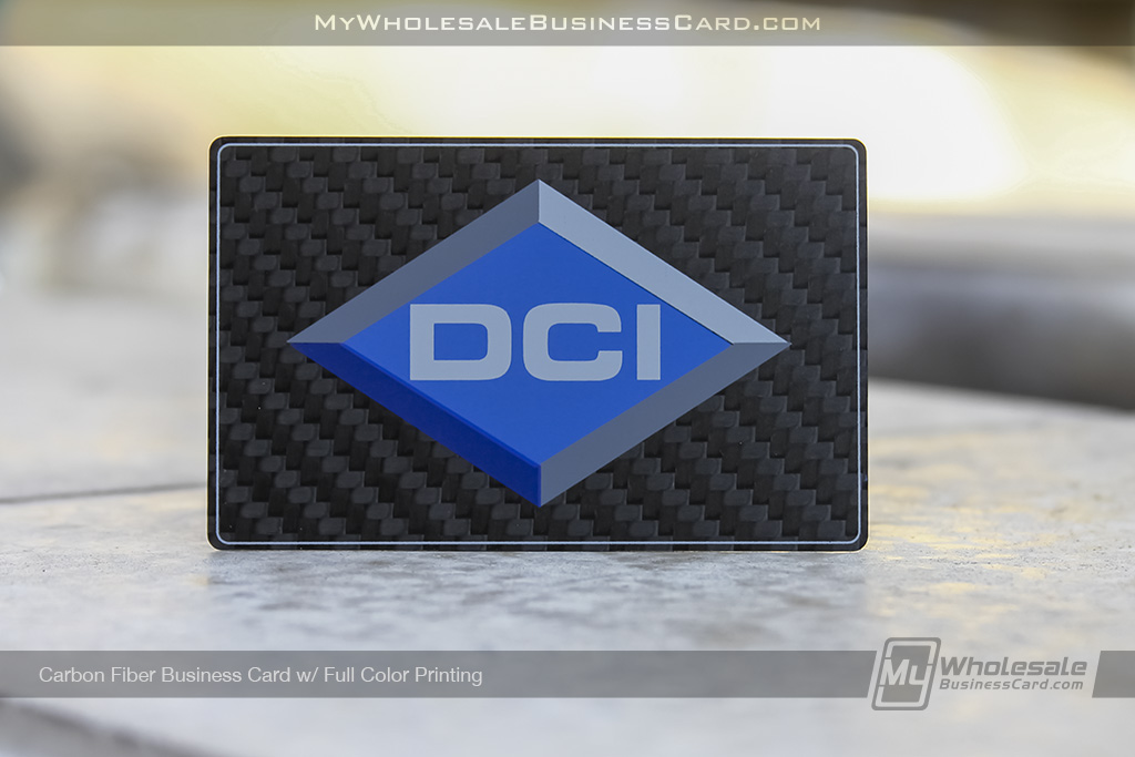 My Wholesale Business Card | Carbon Fiber Business Card With 3D Logo Ws
