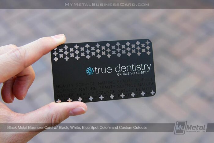 Black Metal Card With Custom Cutoublack Metal Business Card Custom Cutoutsts
