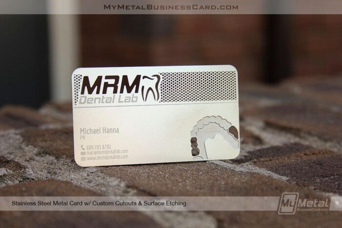Stainless Steel Custom Cutout Metal Business Card