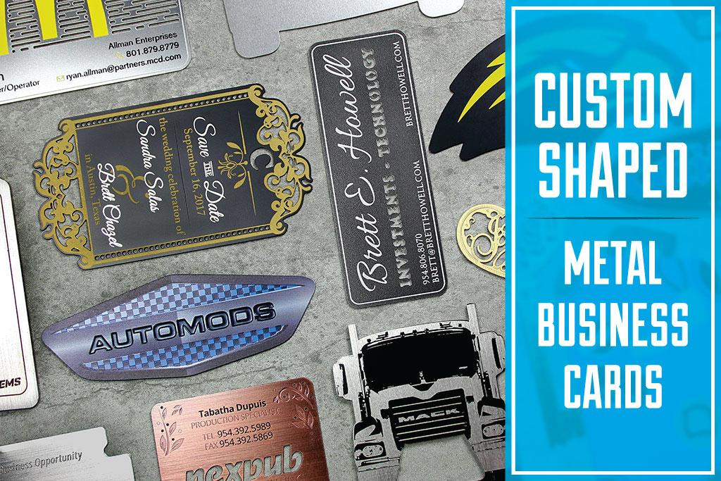 Custom Shape Metal Business Cards Wholesale