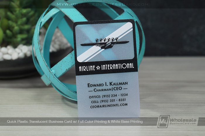 How To Win Client Emergencies With 24-Hour Premium Cards 7 My Wholesale Business Card | Quick Plastic Translucent Business Card Full Color Printing White Base Printing Airline