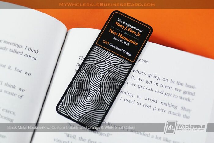 Black Metal Bookmark