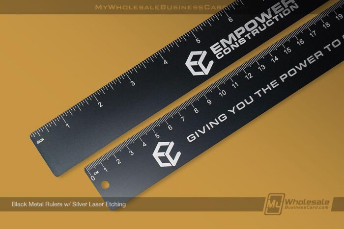 Black Metal Rulers