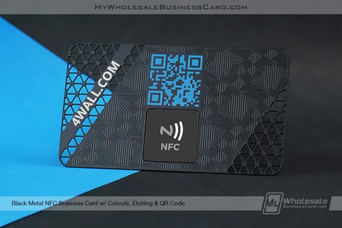 Black Metal Nfc Business Card