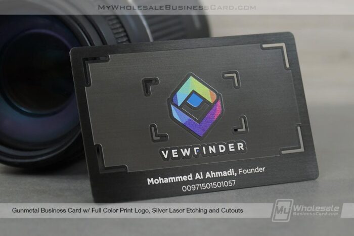 Gunmetal Business Card