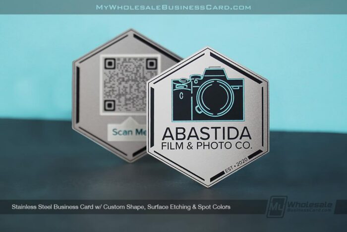 Stainless Steel Business Card Custom Shape