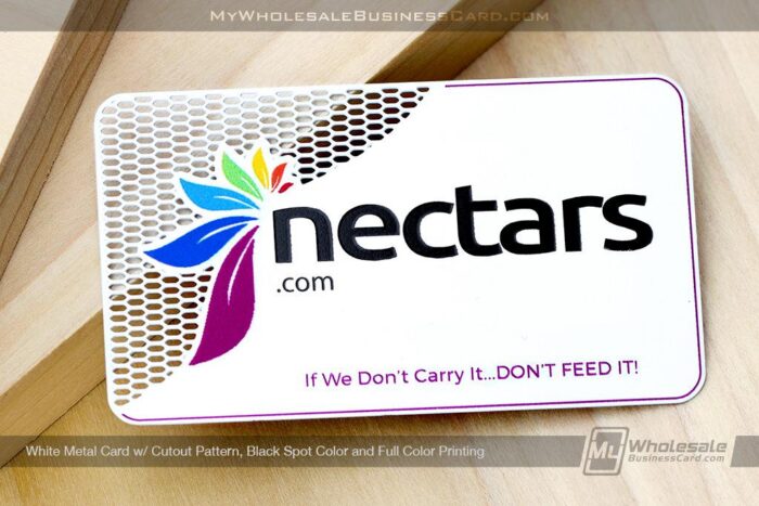 White Metal Card